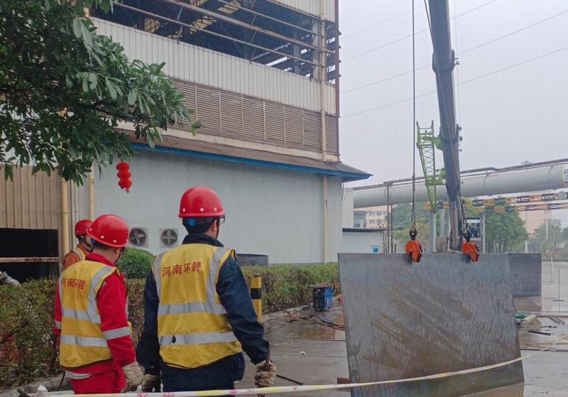 贵钢集团钢轧厂脱硫除尘项目建设施工正酣